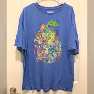 90s Nickelodeon characters T-shirt XXL